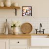 Welsh Terrier The Chef Framed Metal Print Bathroom, Kitchen, Office, Home Decor Wall Art Ready to Hang, Square, 8X8