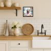 Belgian Tervuren The Chef Framed Metal Print Bathroom, Kitchen, Office, Home Decor Wall Art Ready to Hang, Square, 8X8