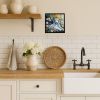 White Tiger Framed Metal Print Bathroom, Kitchen, Office, Home Decor Wall Art Ready to Hang, Square, 8X8
