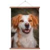 Magnetic Poster Hanger Frame Custom Canvas Prints with Your Photos Custom Gifts for Kids, Couples, Friends, Pets