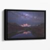 Springtime Rush Floating Framed Canvas