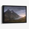 The Fjord Floating Framed Canvas