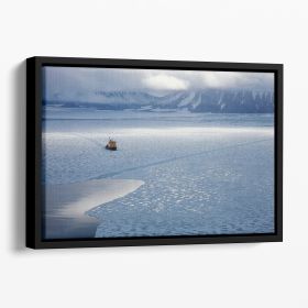 Spirit Of Adventure Floating Framed Canvas (Color: Black, size: 12" x 8" / 30cm x 20cm (approx))