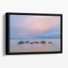 Moeraki Boulders Floating Framed Canvas