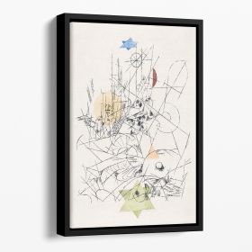 Hope and Destruction 1916 No.1 Floating Framed Canvas (Color: Black, size: 16" x 12" / 42cm x 30cm approx)