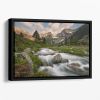 Maritime Alps Park Floating Framed Canvas