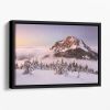 Rozsutec Peak Floating Framed Canvas