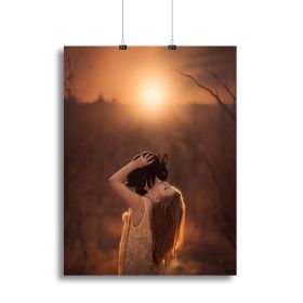 Nearing Spring Canvas Print or Poster (Type: Poster Print, size: 16" x 12" / 42cm x 30cm approx)