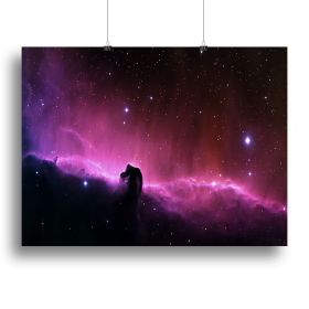 Horse Head Sky Canvas Print or Poster (Type: Poster Print, size: 28" x 20" / 70cm x 50cm (approx))