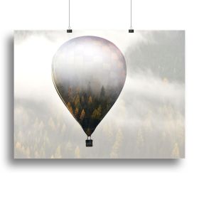 Get lost in the world Canvas Print or Poster (Type: Poster Print, size: 40" x 26" / 100cm x 65cm approx)