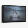 Dark Floating Framed Canvas