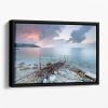 Path To The Light Floating Framed Canvas