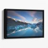 Winter Symmetry Floating Framed Canvas