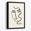 Portrait 01 Floating Framed Canvas