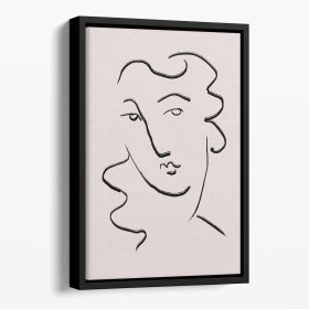 Looking Floating Framed Canvas (Color: Black, size: 40" x 26" / 100cm x 65cm (approx))