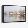 January Morning Floating Framed Canvas