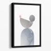 Geometrical Shapes 01 Floating Framed Canvas