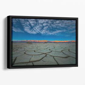 Dry Season Floating Framed Canvas (Color: Black, size: 12" x 8" / 30cm x 20cm (approx))