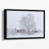 Winter Idyll Floating Framed Canvas