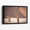 Time Textures Floating Framed Canvas