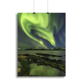 The Aliens Head Canvas Print or Poster (Type: Standard Framed Canvas Print, size: 16" x 12" / 42cm x 30cm approx)
