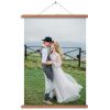 Magnetic Poster Hanger Frame Custom Canvas Prints with Your Photos Custom Gifts for Kids, Couples, Friends, Pets