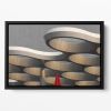Golden Canopy Floating Framed Canvas