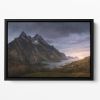The Fjord Floating Framed Canvas