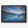 Winter Symmetry Floating Framed Canvas