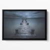 Dark Floating Framed Canvas