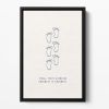 Small Steps Floating Framed Canvas