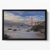 Golden Gate Bridge Floating Framed Canvas