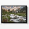 Maritime Alps Park Floating Framed Canvas