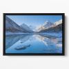 Akkem Lake Floating Framed Canvas