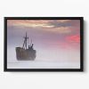 The Dark Traveler Floating Framed Canvas