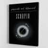 Scorpio Zodiac Vitality Poster Canvas Print or Poster