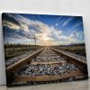Train Track Canvas Print or Poster